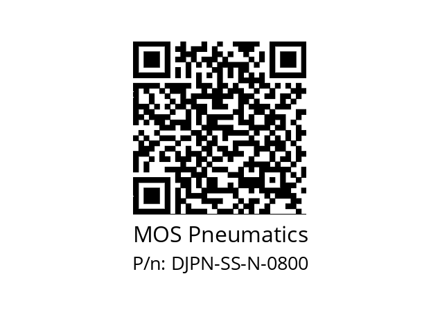   MOS Pneumatics DJPN-SS-N-0800