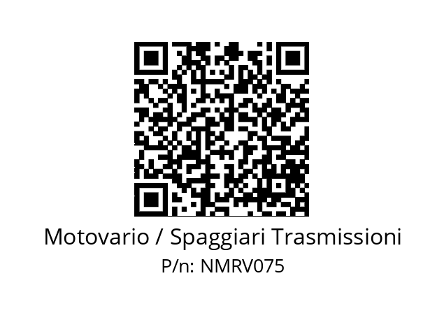   Motovario / Spaggiari Trasmissioni NMRV075