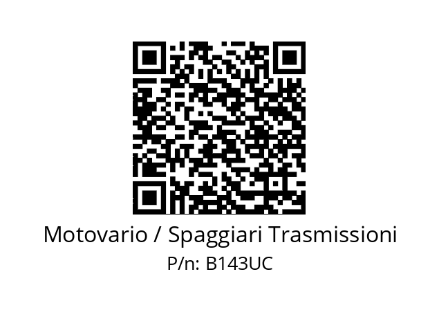   Motovario / Spaggiari Trasmissioni B143UC