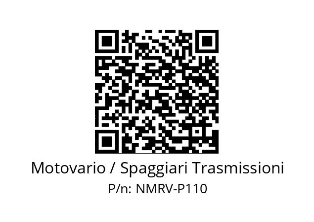   Motovario / Spaggiari Trasmissioni NMRV-P110