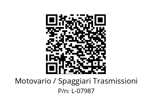   Motovario / Spaggiari Trasmissioni L-07987