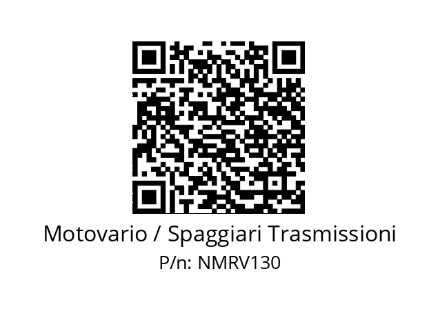   Motovario / Spaggiari Trasmissioni NMRV130