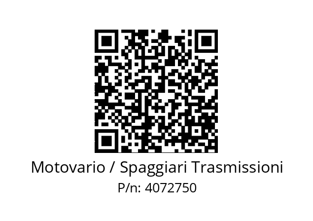   Motovario / Spaggiari Trasmissioni 4072750