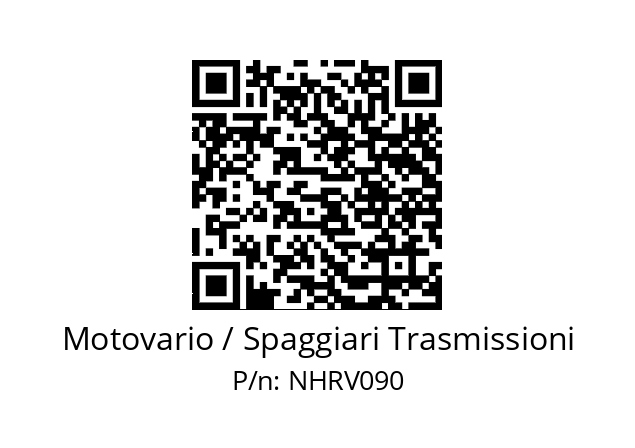   Motovario / Spaggiari Trasmissioni NHRV090