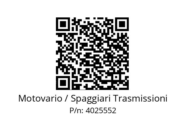   Motovario / Spaggiari Trasmissioni 4025552