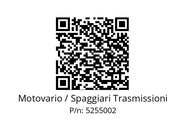   Motovario / Spaggiari Trasmissioni 5255002