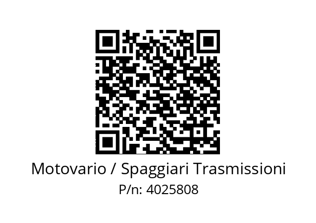   Motovario / Spaggiari Trasmissioni 4025808