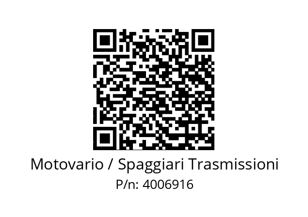   Motovario / Spaggiari Trasmissioni 4006916