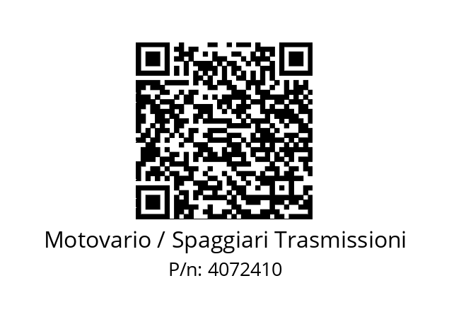   Motovario / Spaggiari Trasmissioni 4072410