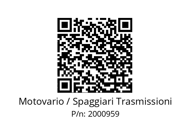   Motovario / Spaggiari Trasmissioni 2000959