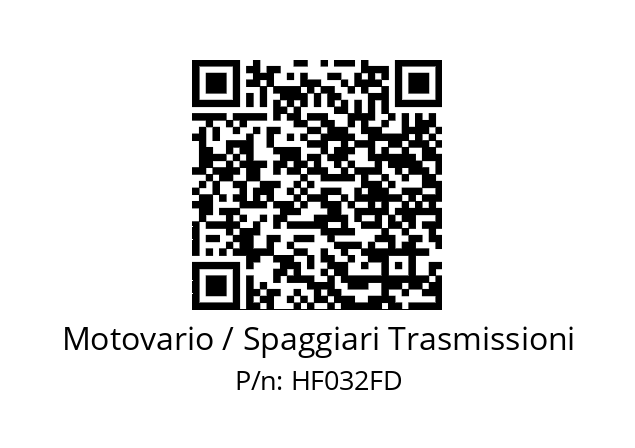   Motovario / Spaggiari Trasmissioni HF032FD