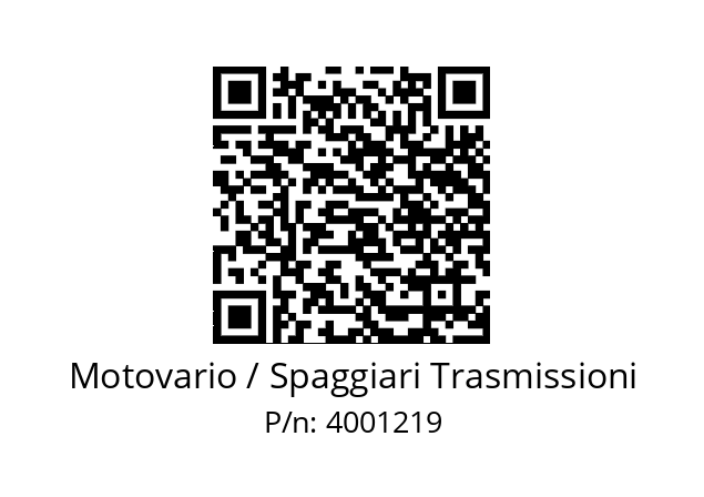   Motovario / Spaggiari Trasmissioni 4001219