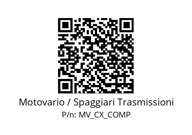   Motovario / Spaggiari Trasmissioni MV_CX_COMP