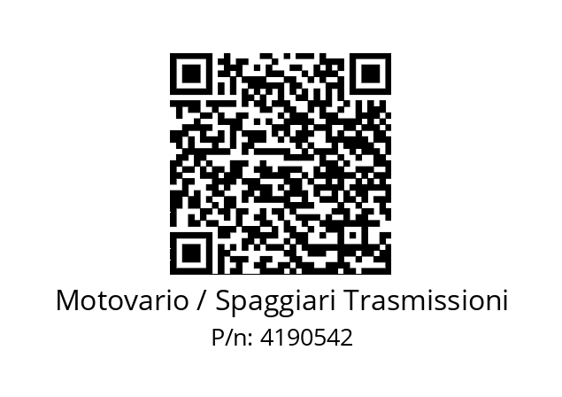   Motovario / Spaggiari Trasmissioni 4190542