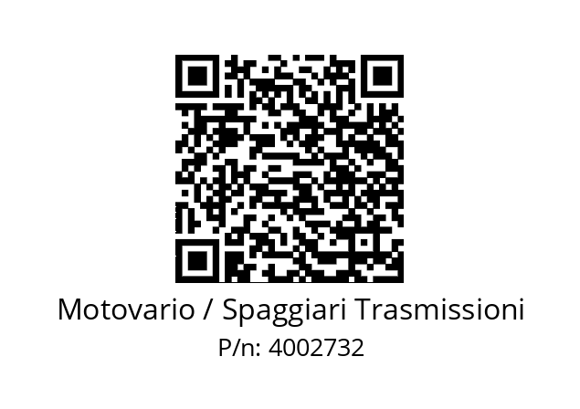   Motovario / Spaggiari Trasmissioni 4002732