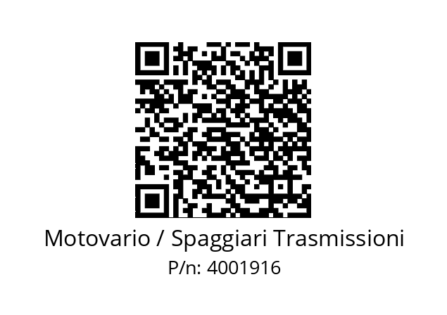   Motovario / Spaggiari Trasmissioni 4001916