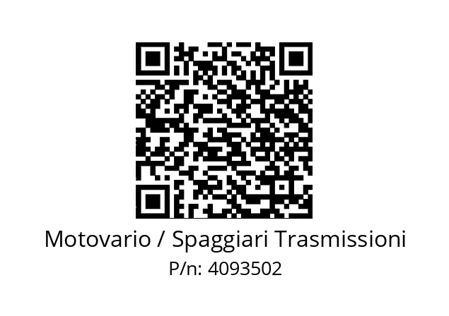   Motovario / Spaggiari Trasmissioni 4093502