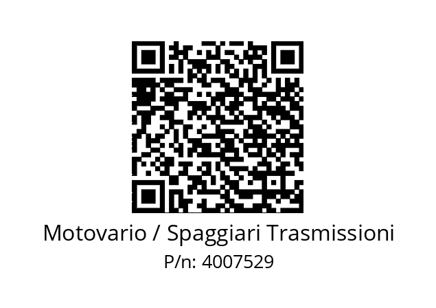   Motovario / Spaggiari Trasmissioni 4007529