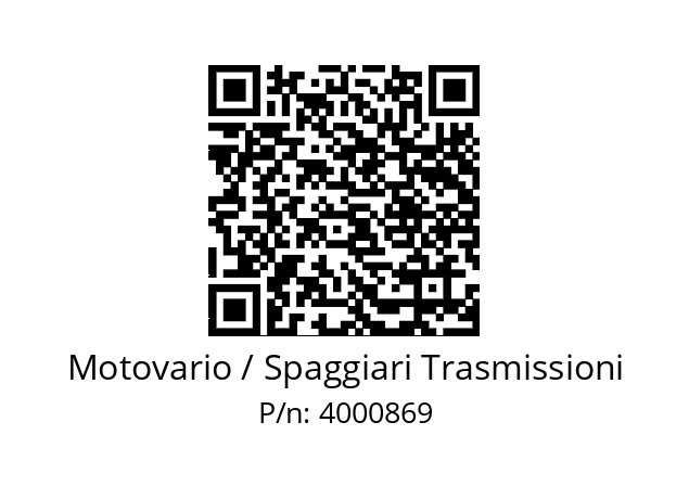   Motovario / Spaggiari Trasmissioni 4000869