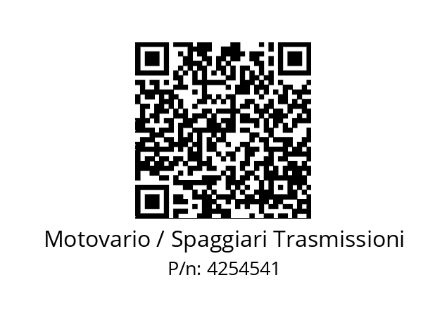   Motovario / Spaggiari Trasmissioni 4254541