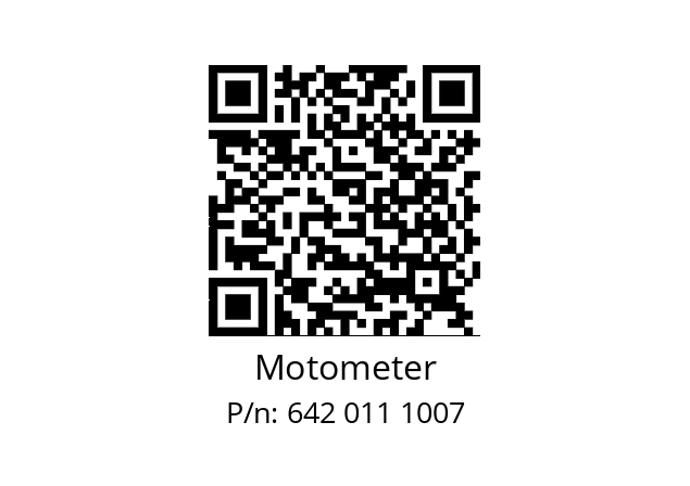   Motometer 642 011 1007