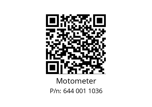   Motometer 644 001 1036