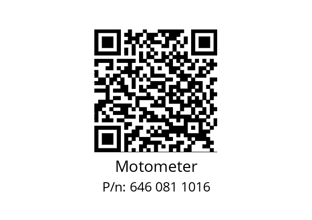   Motometer 646 081 1016