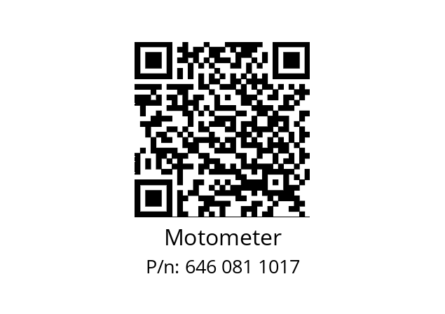   Motometer 646 081 1017