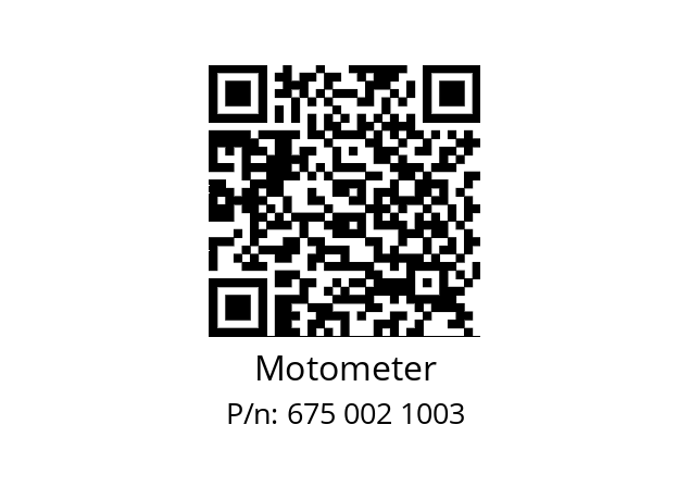   Motometer 675 002 1003