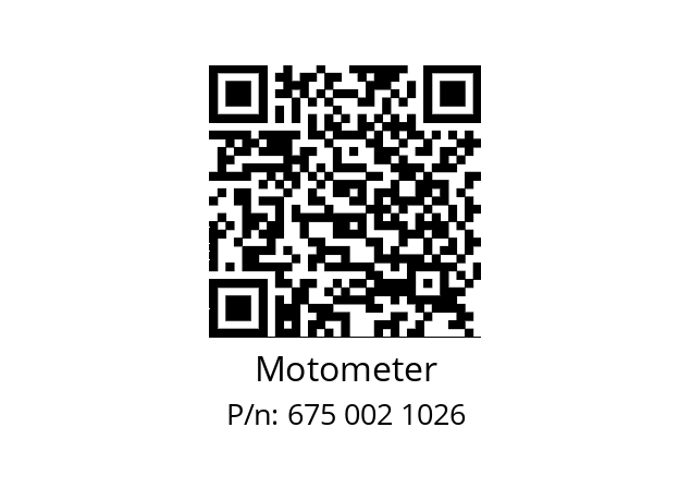   Motometer 675 002 1026