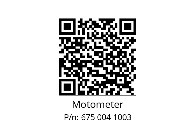   Motometer 675 004 1003