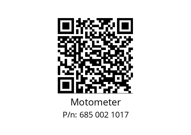   Motometer 685 002 1017