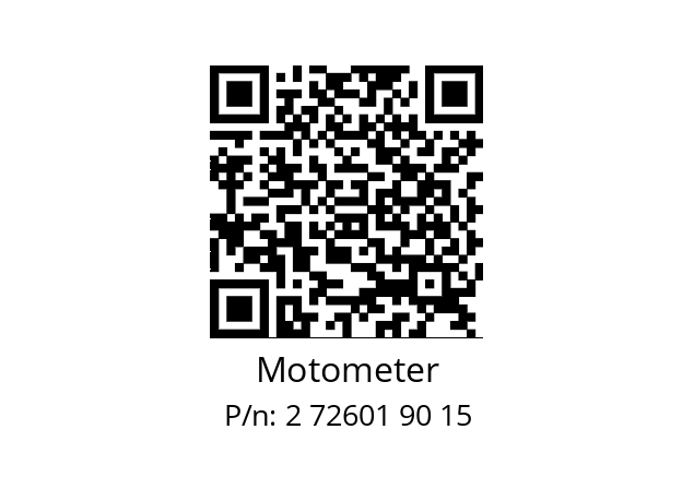   Motometer 2 72601 90 15