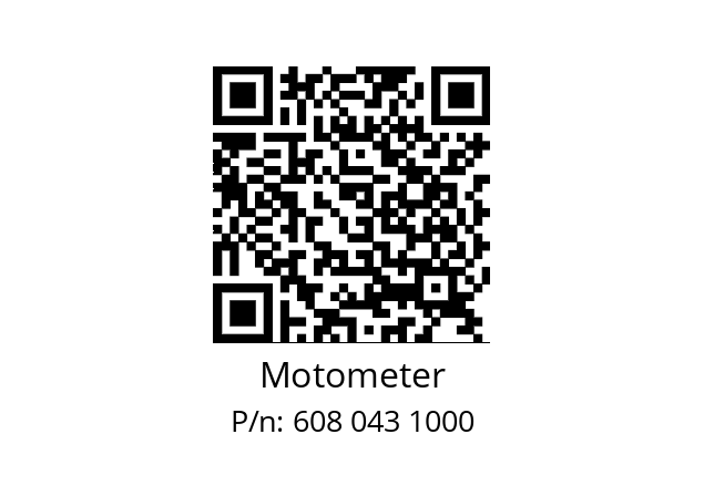   Motometer 608 043 1000