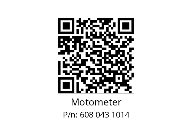   Motometer 608 043 1014