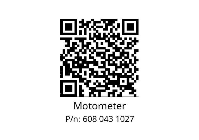   Motometer 608 043 1027