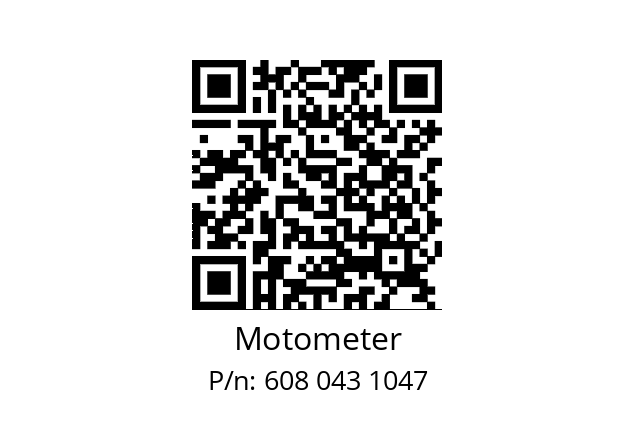   Motometer 608 043 1047