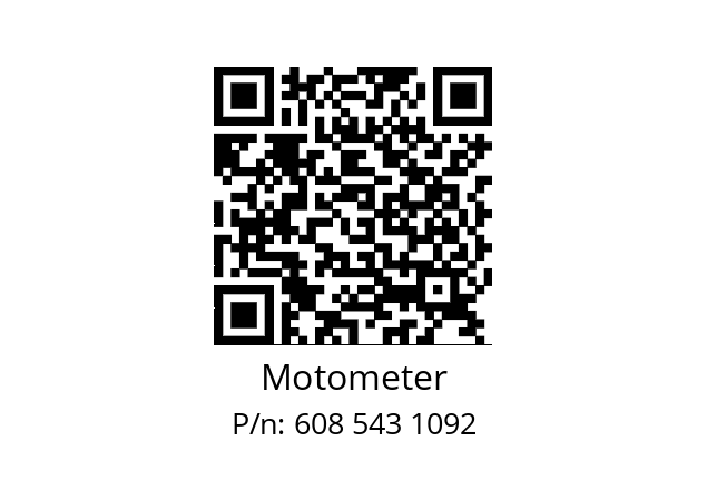   Motometer 608 543 1092