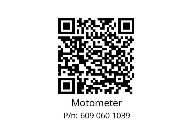   Motometer 609 060 1039