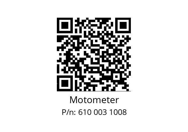   Motometer 610 003 1008