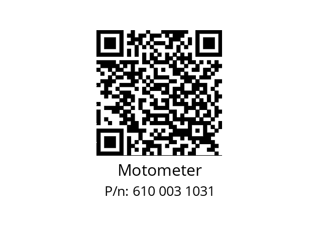   Motometer 610 003 1031