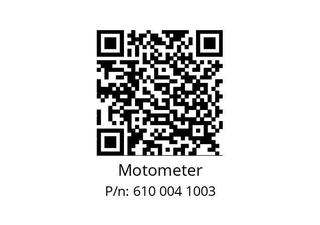   Motometer 610 004 1003