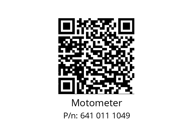   Motometer 641 011 1049