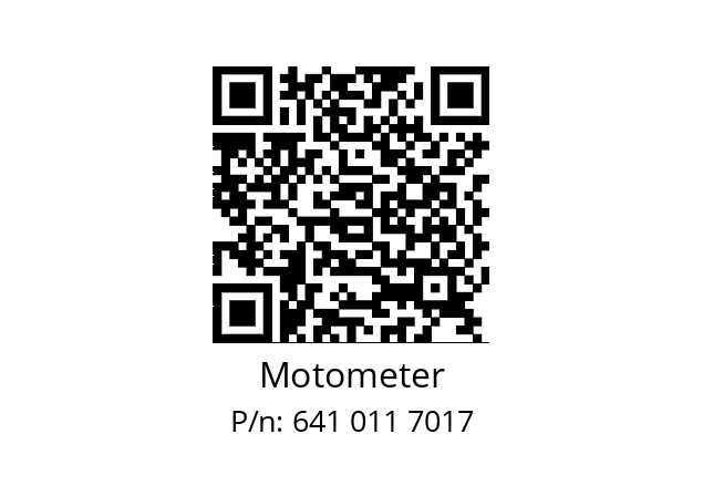   Motometer 641 011 7017