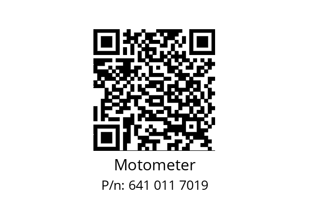   Motometer 641 011 7019