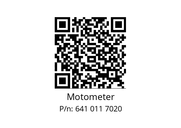   Motometer 641 011 7020