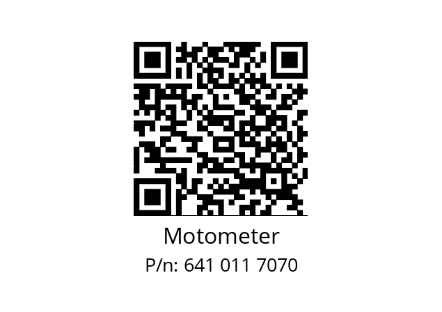   Motometer 641 011 7070