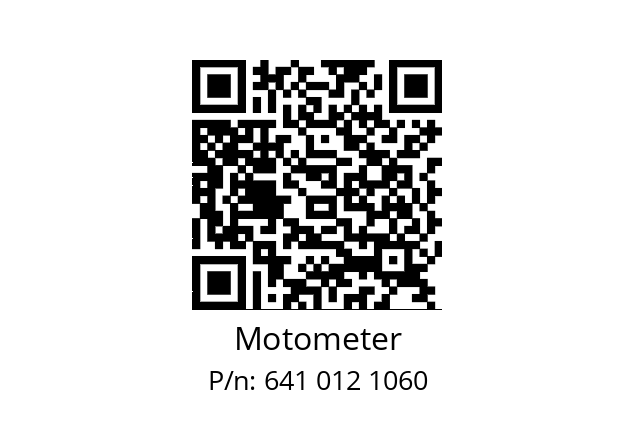   Motometer 641 012 1060