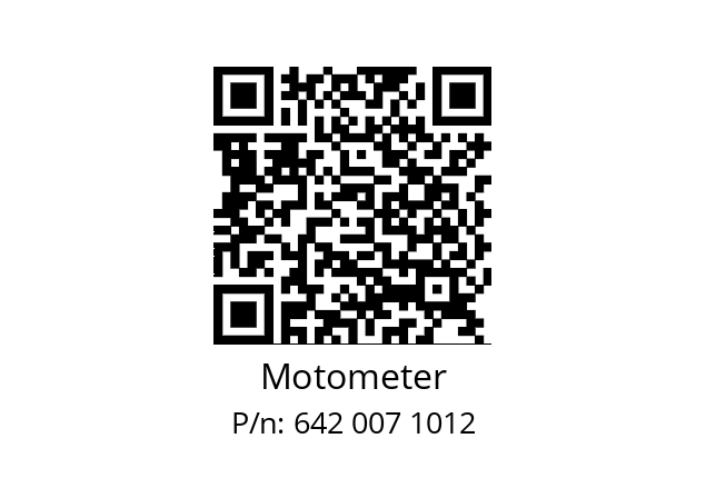   Motometer 642 007 1012