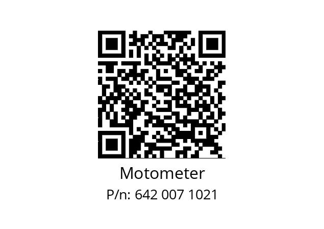   Motometer 642 007 1021